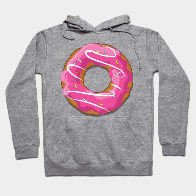 Pink Donut Hoodie by nickemporium1